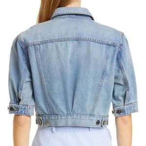 Veronica Beard Raina short sleeve denim jacket